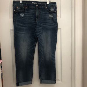 Denizen by Levi cuffed jeans.  Size 14